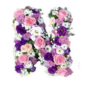 Mixed Loose Floral Letters 