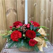 Christmas Wishes Candle Arrangement