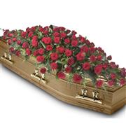 Luxury Red Rose Casket Spray 