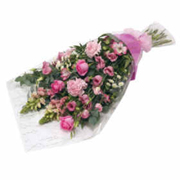 Rosy Pink Flat Bouquet 