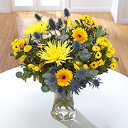 Sunburst Blues Bouquet