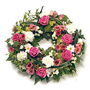 Traditional Pink Wreath