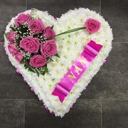Heart cushion &amp; Sash