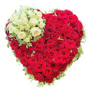 Large Luxury Rose Heart