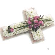 29- BASED FLORAL CROSS