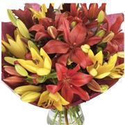 Autumn Lillies Hand-Tied BQ