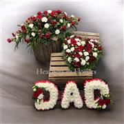 Luxury Family Casket Funeral Package - Red