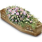 PASTEL COUNTRY CASKET SPRAY 