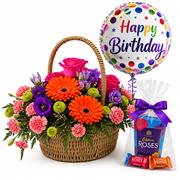 Gift Set 3 - Basket, Balloon and Chocs 