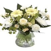 Soft Lemon, Cream &amp; White Bouquet 