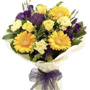 Lemon &amp; Purple Bouquet 